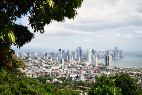 Panama City - view from Ancon